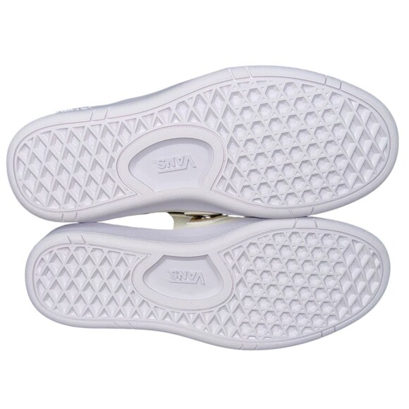 Vans Lowland Comfycush V White Gold Womens 8.5 Mens 7 New - Picture 7 of 8